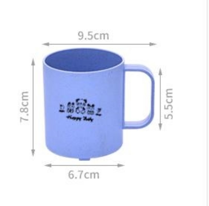 Wheat straw water cup (OPP bag packing)