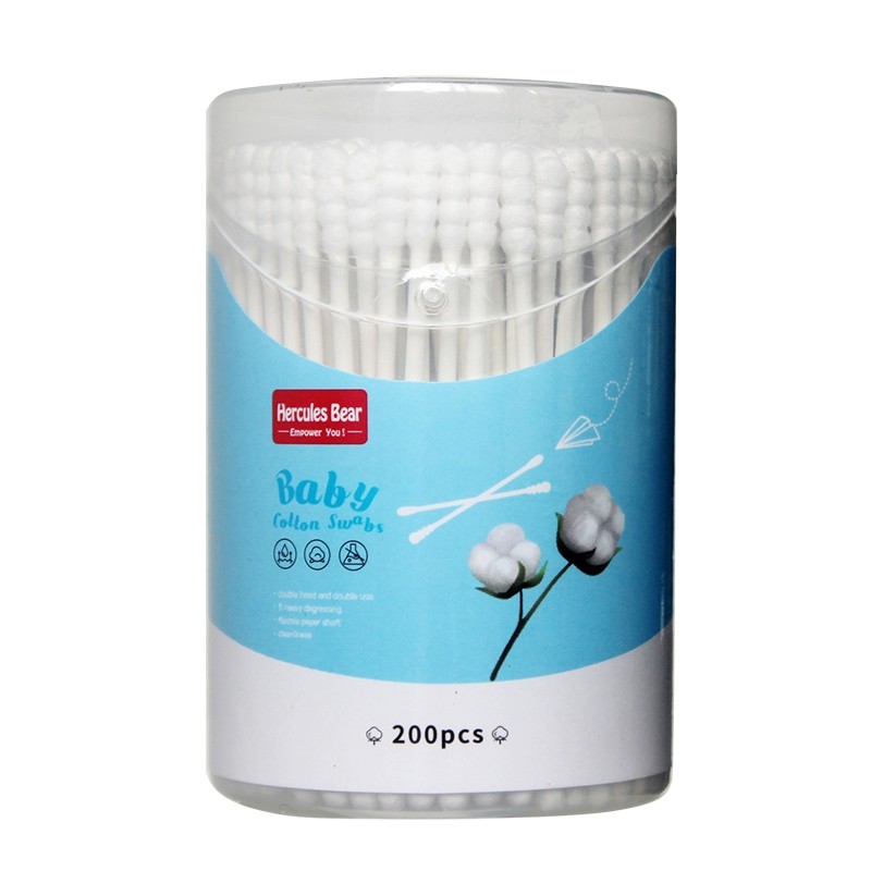 200 double-ended cotton swabs