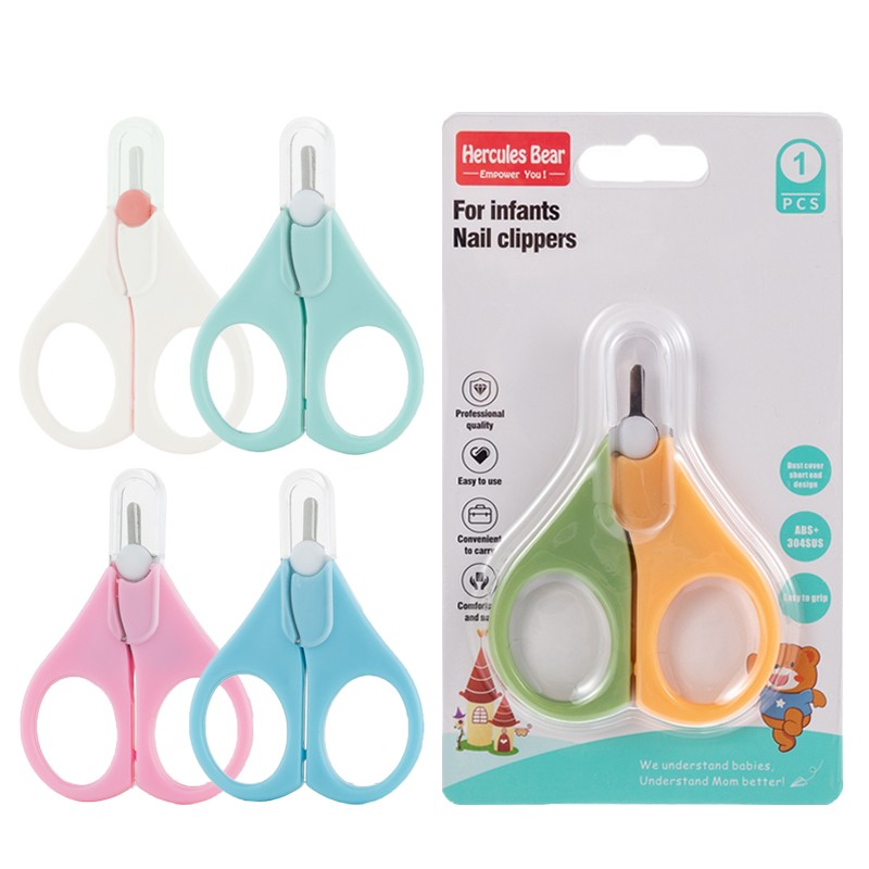 Short-tipped nail clippers for babies