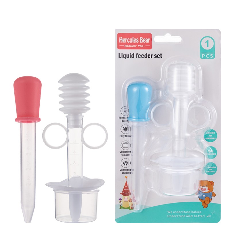 Syringe + dropper feeder set