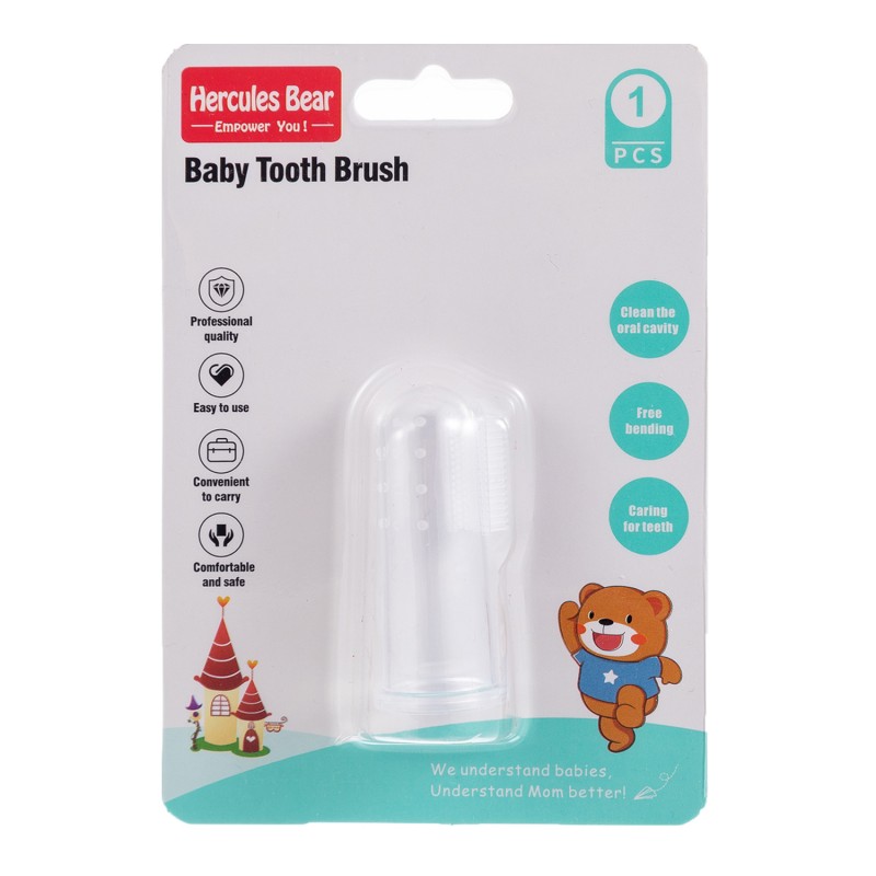 Silicone finger brush