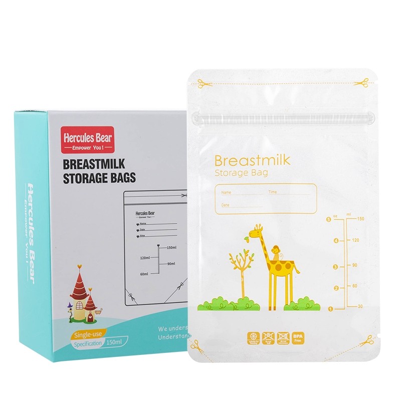 Milk storage bags