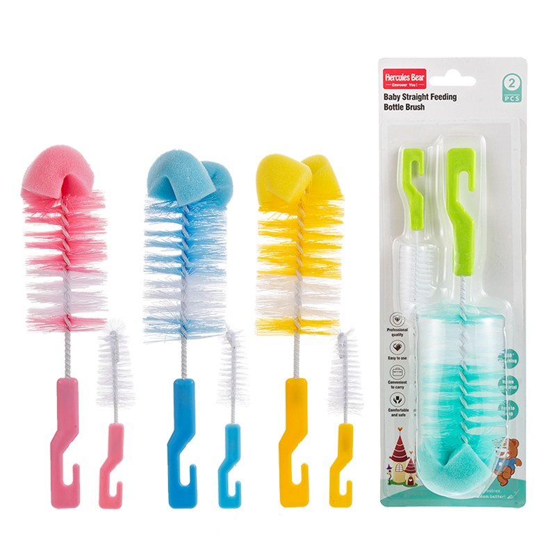 Bottle brush two-piece set