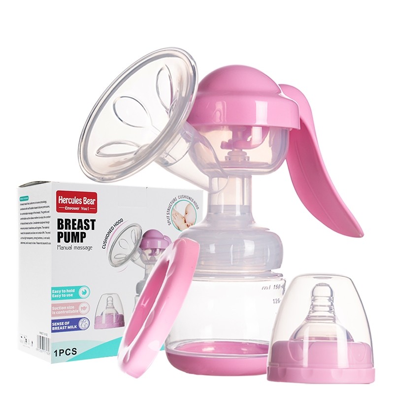 Manual breast pump