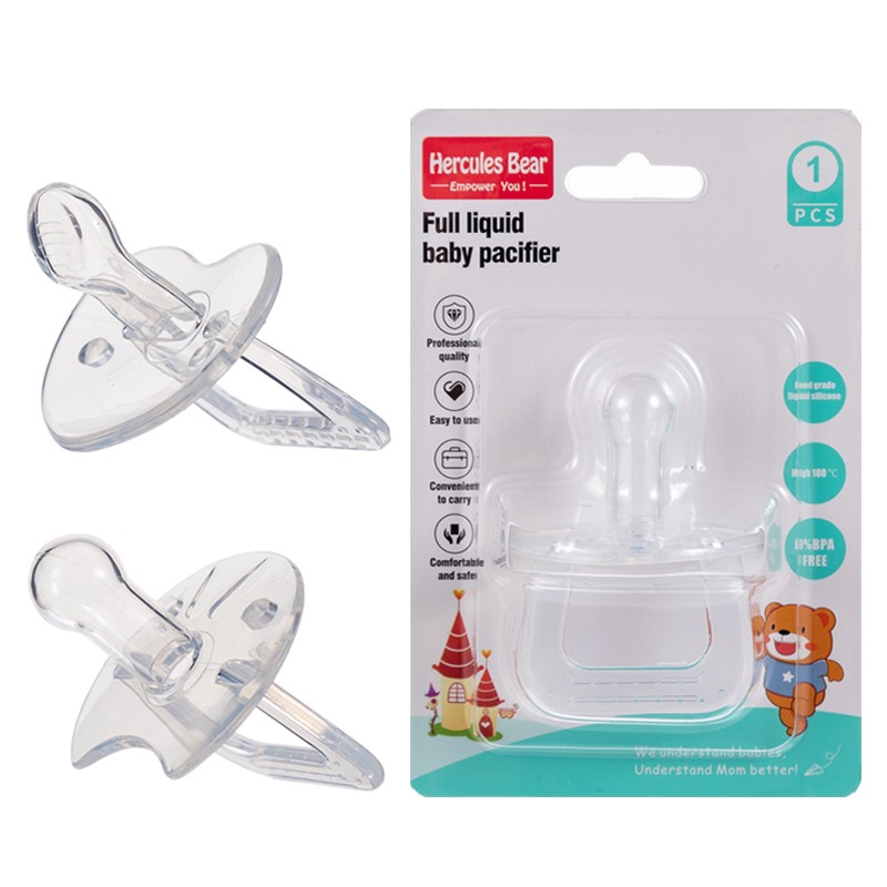 Full silicone pacifier