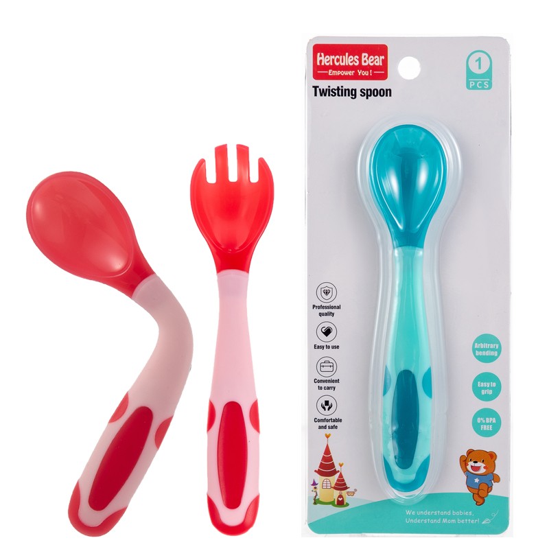 Thermosensitive twist spoon and/or fork