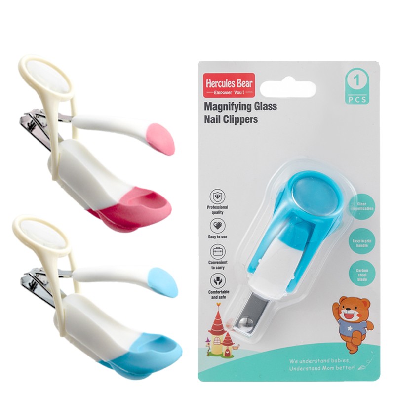 Magnifying glass nail clippers
