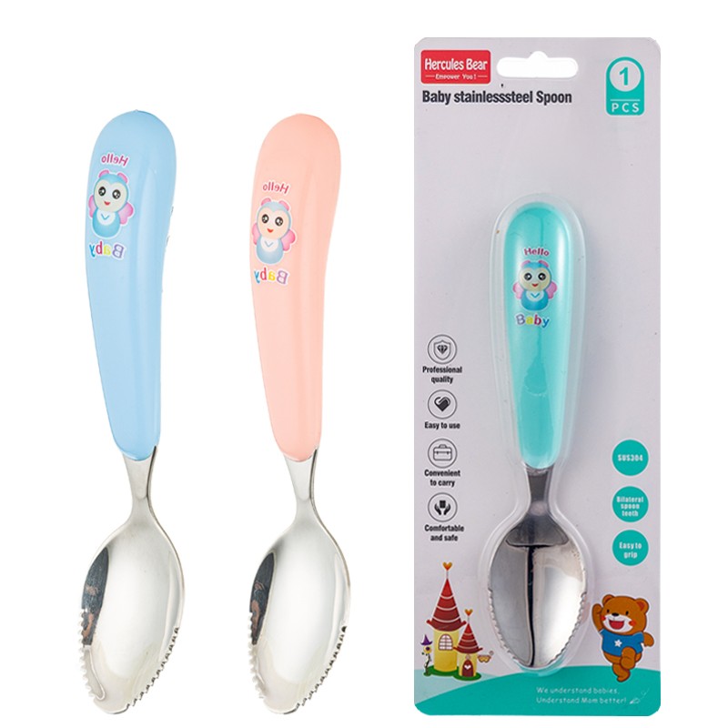 Stainless steel food scraper