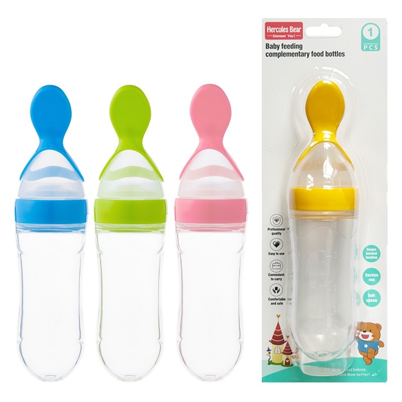 Rice cereal bottle (round bottom)