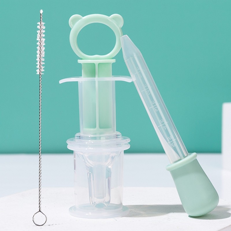 Syringe feeder + dropper feeder + straw brush