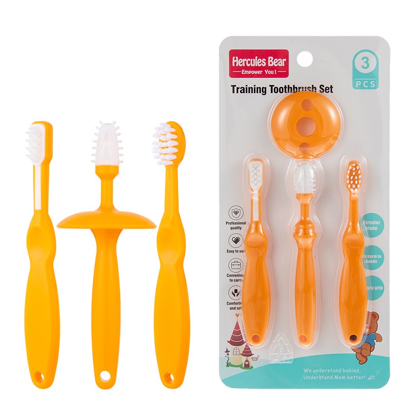 Training toothbrush sets