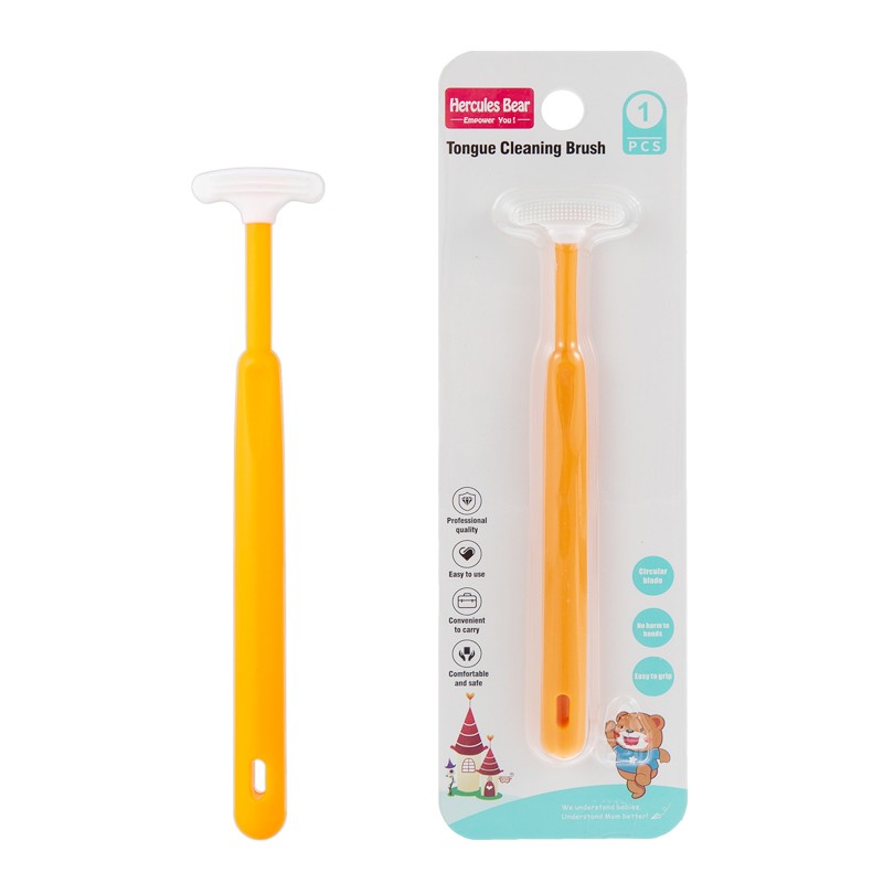 Tongue coating cleansing brush