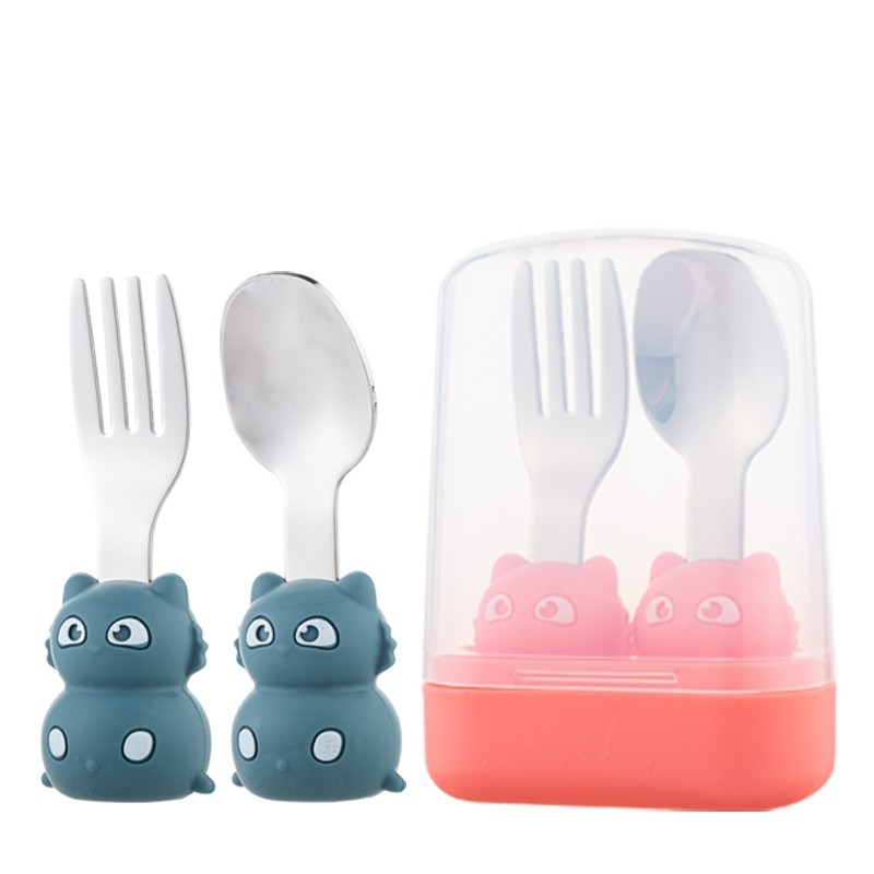 316 stainless steel children's fork and spoon set