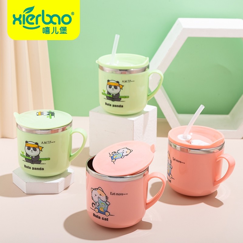 304 stainless steel milk cup [25ml] straw model