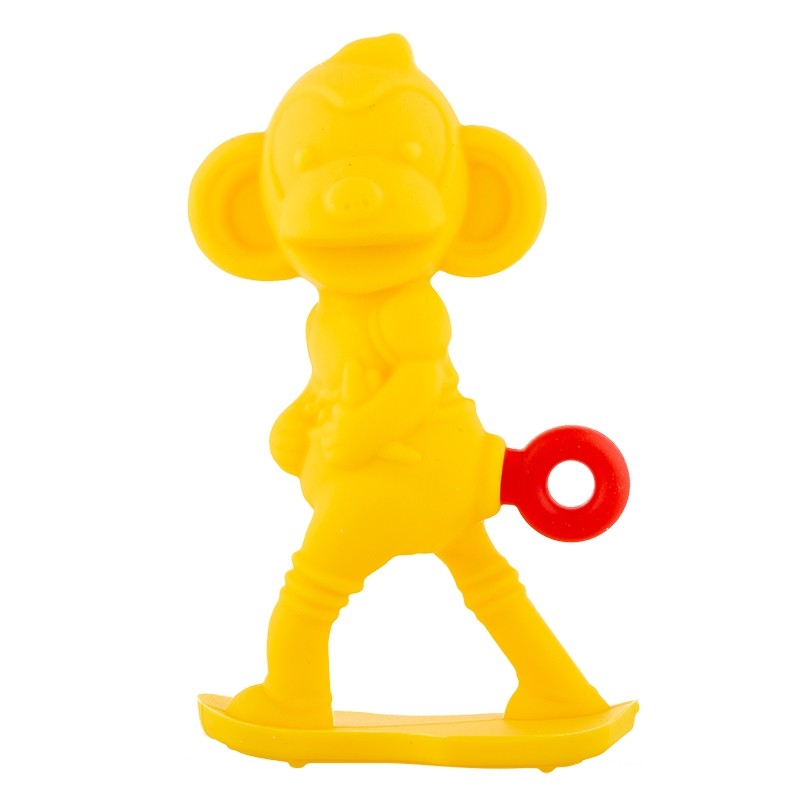 Monkey cartoon shaped teether