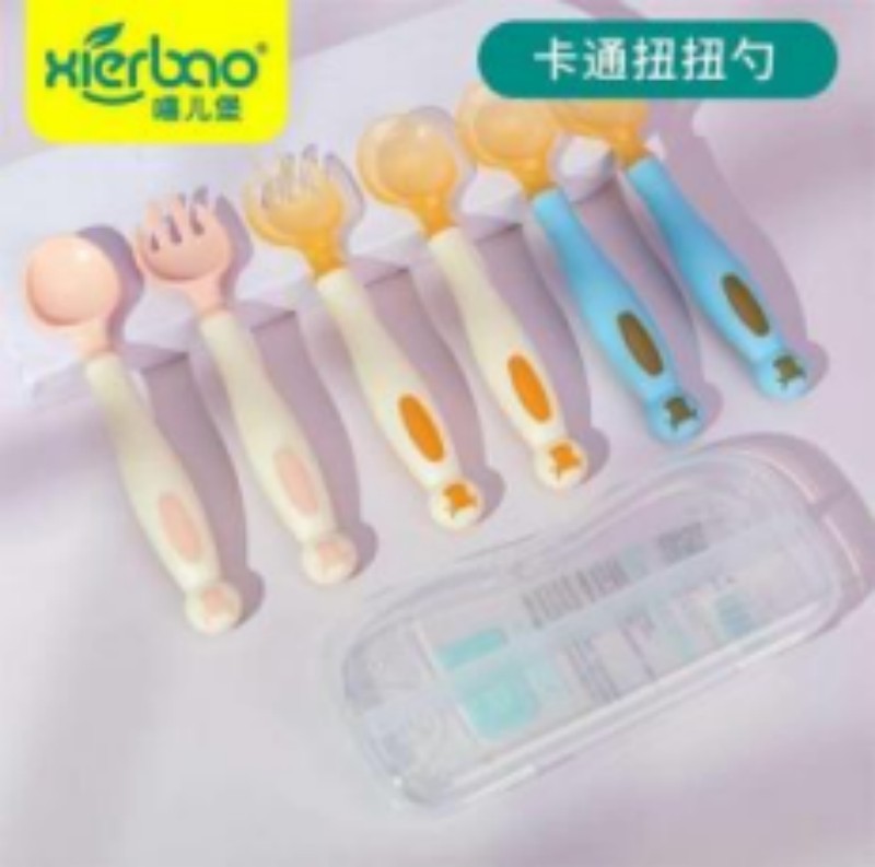 牛头手柄扭扭叉+勺组合