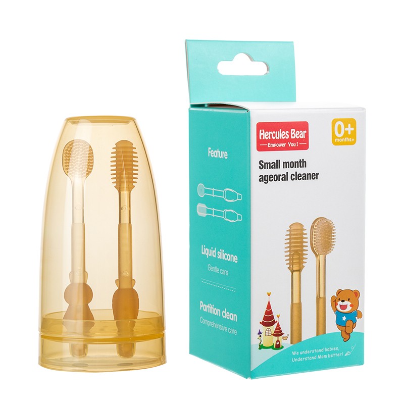 Nano silver silicone oral cleaner