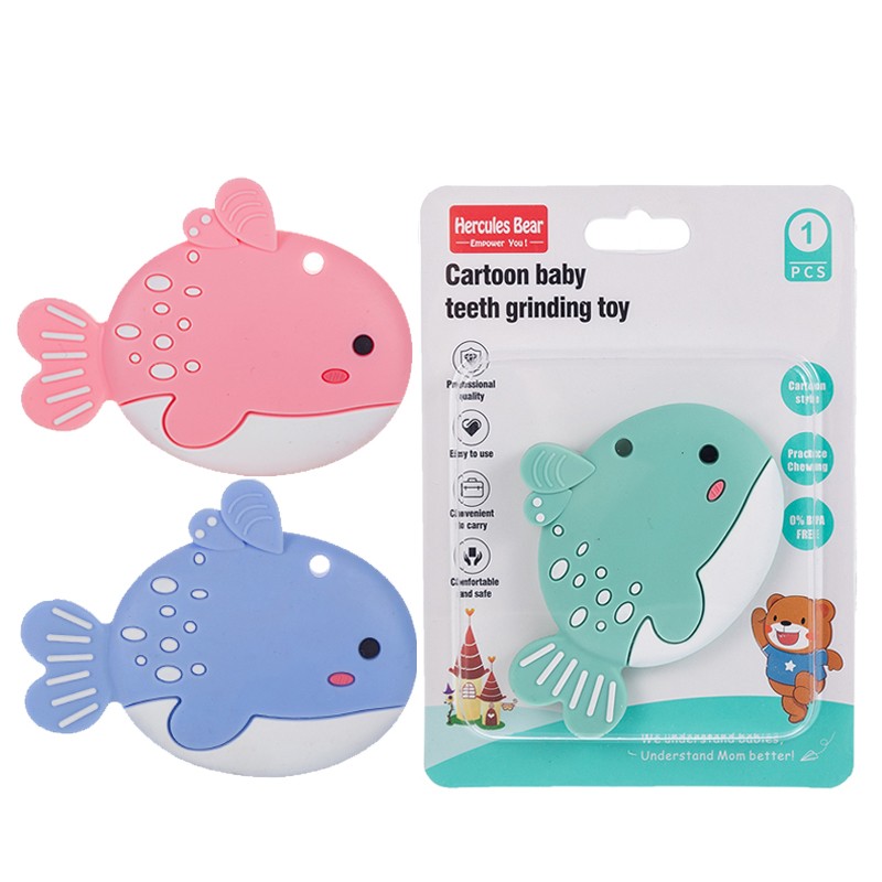 Cartoon small fish teether