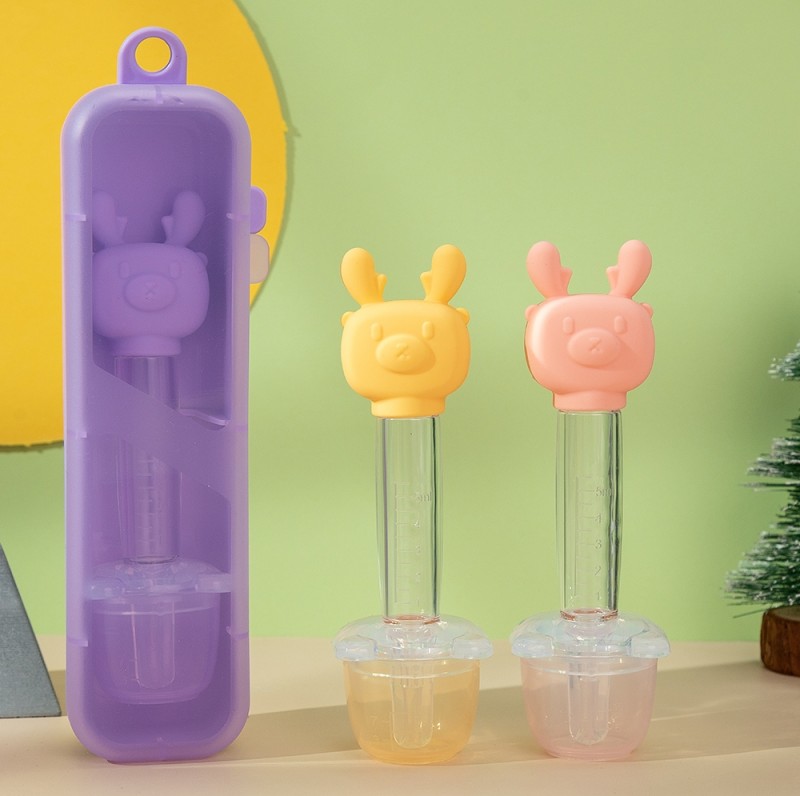 小鹿防呛分流喂液器