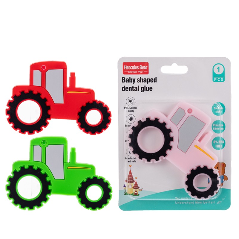 Car full silicone baby teether