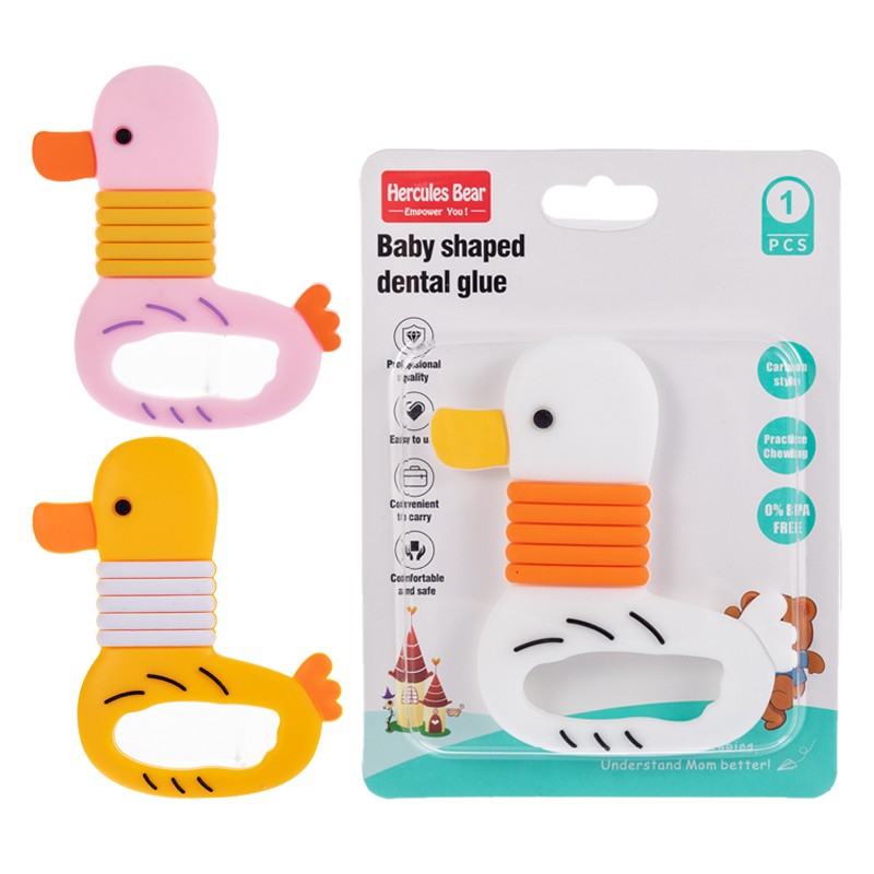 Ducklings full silicone baby teethers