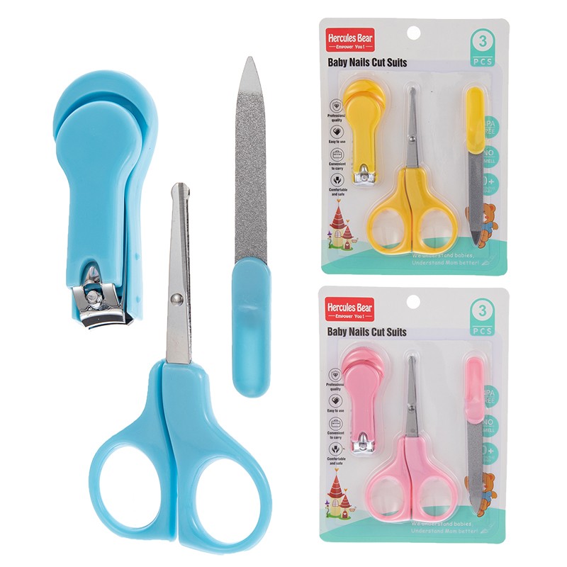 Set of 3 nail clippers/nail clippers