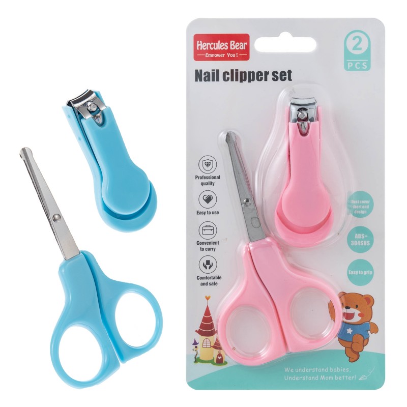 Set of 2 nail clippers/nail clippers