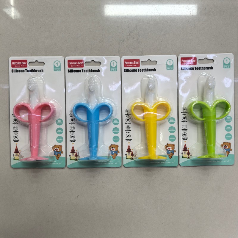 Cartoon banana full silicone teether