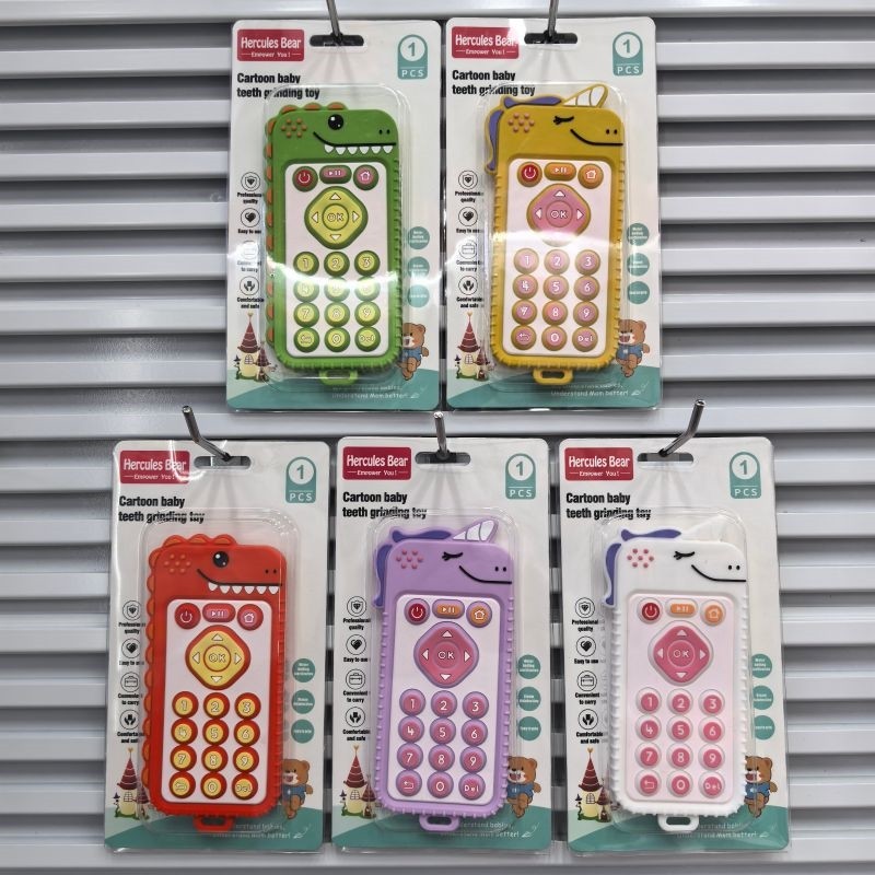 Cartoon phone baby teether