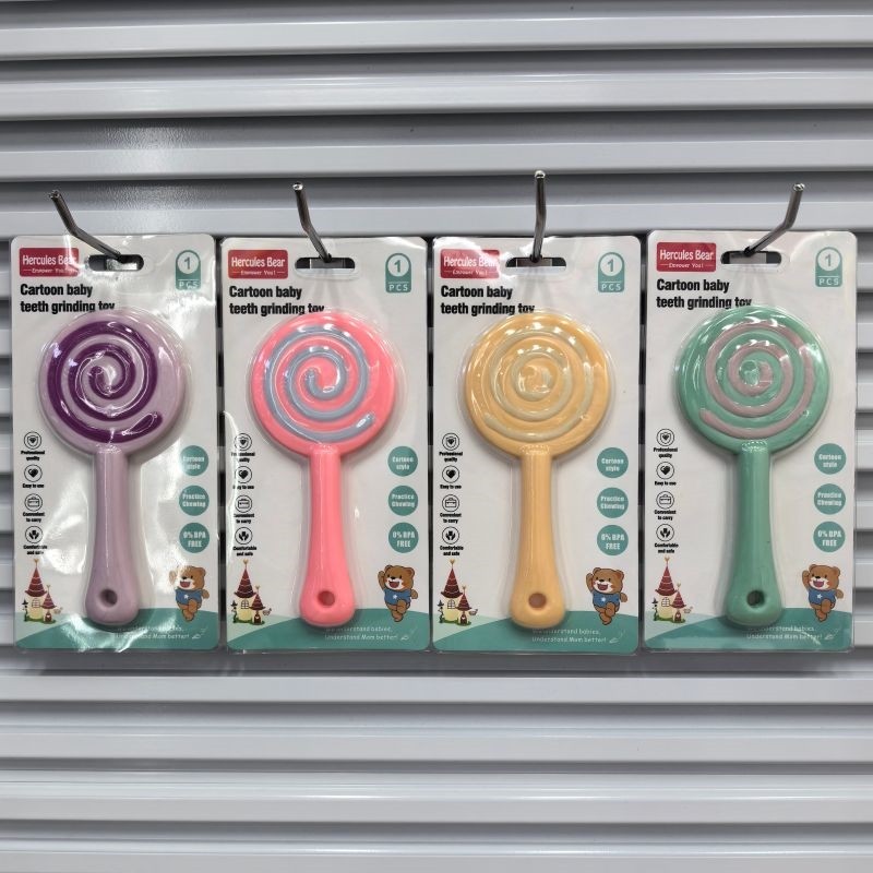 Lollipop teether (card mounting)