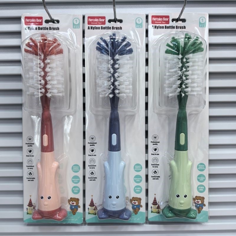 Nylon brush head bottle brush set of 3