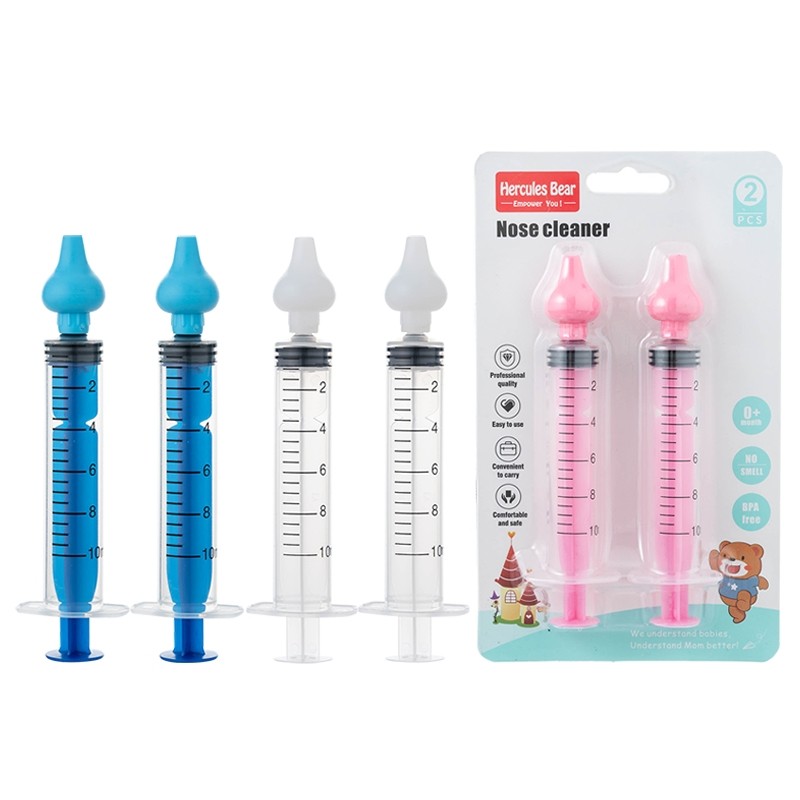Syringe nasal irrigation device (2 pieces)