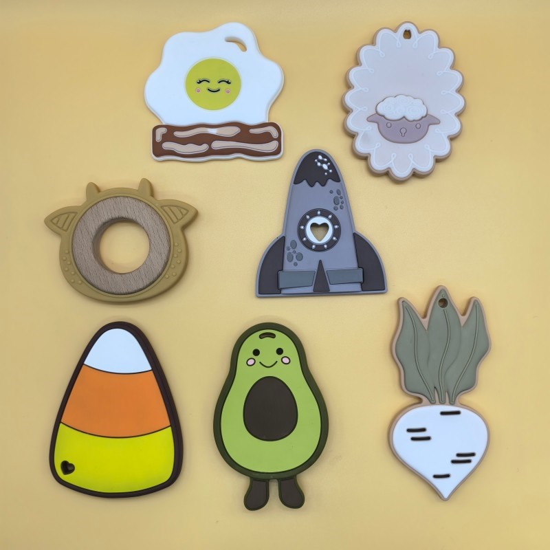 Cartoon baby teethers