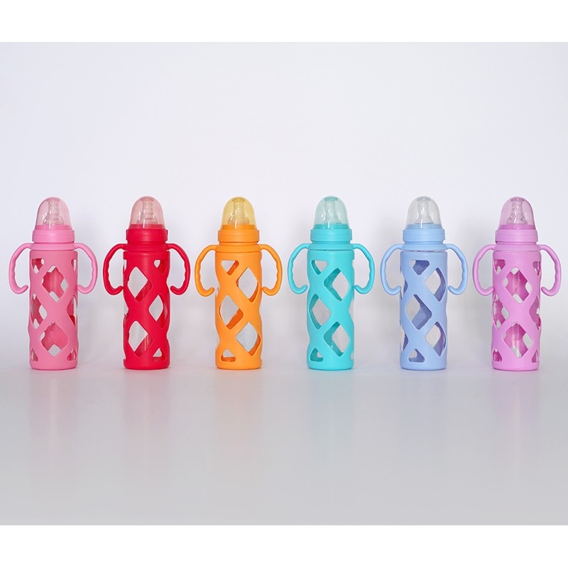 240ml standard mouth straight glass bottle