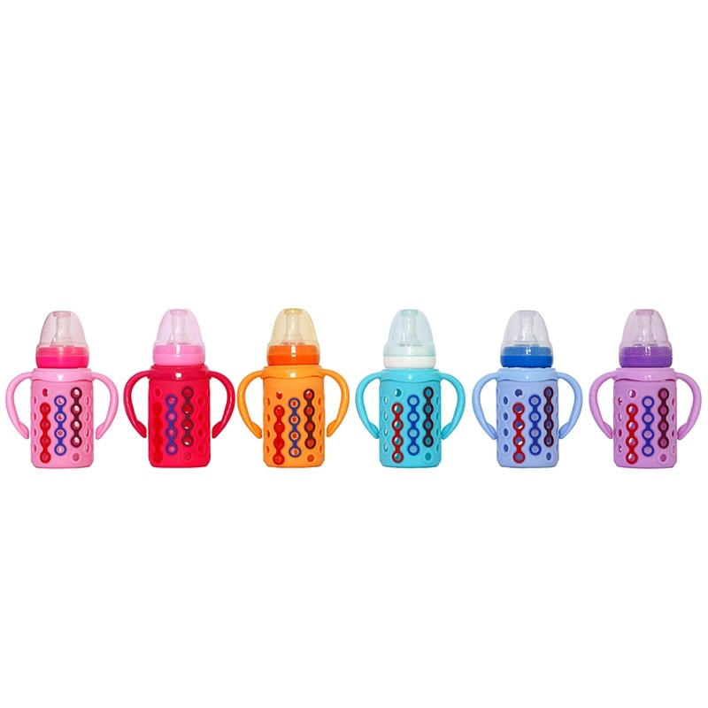 120ml standard mouth straight glass bottle