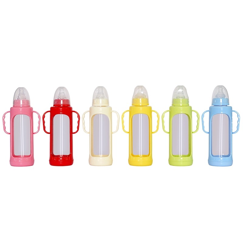 240ml standard mouth straight glass bottle