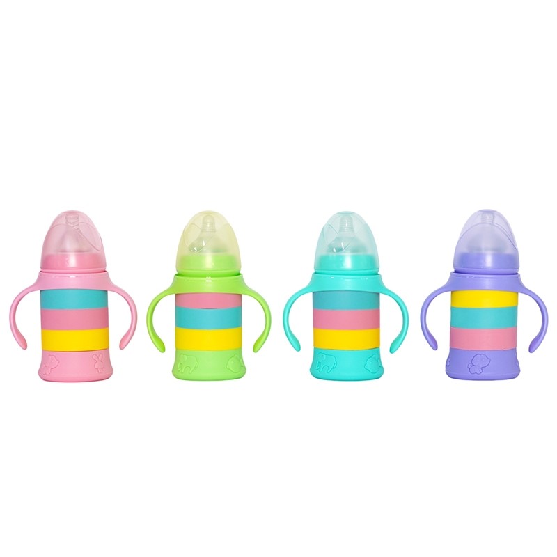 180ml straight wide mouth glass bottle