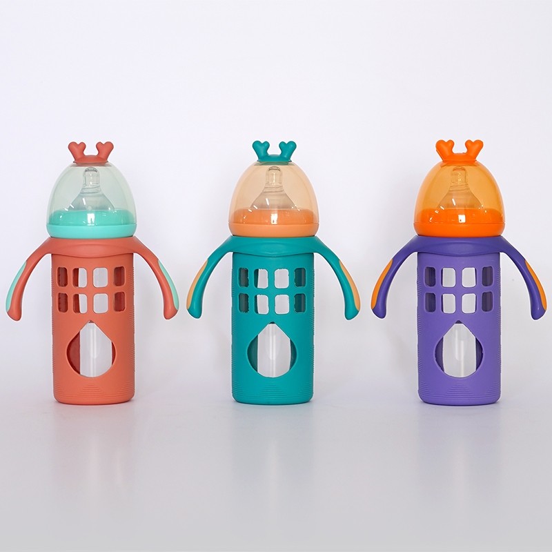 240ml straight wide-mouth glass bottle