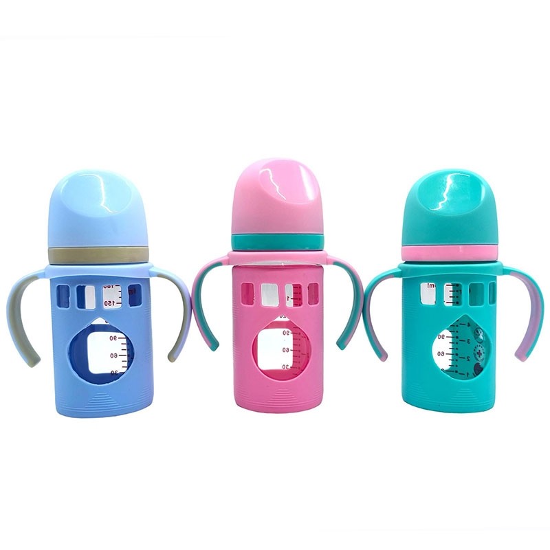 180ml straight wide mouth glass bottle