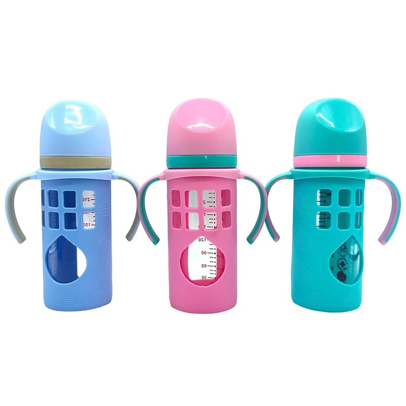 240ml straight wide-mouth glass bottle