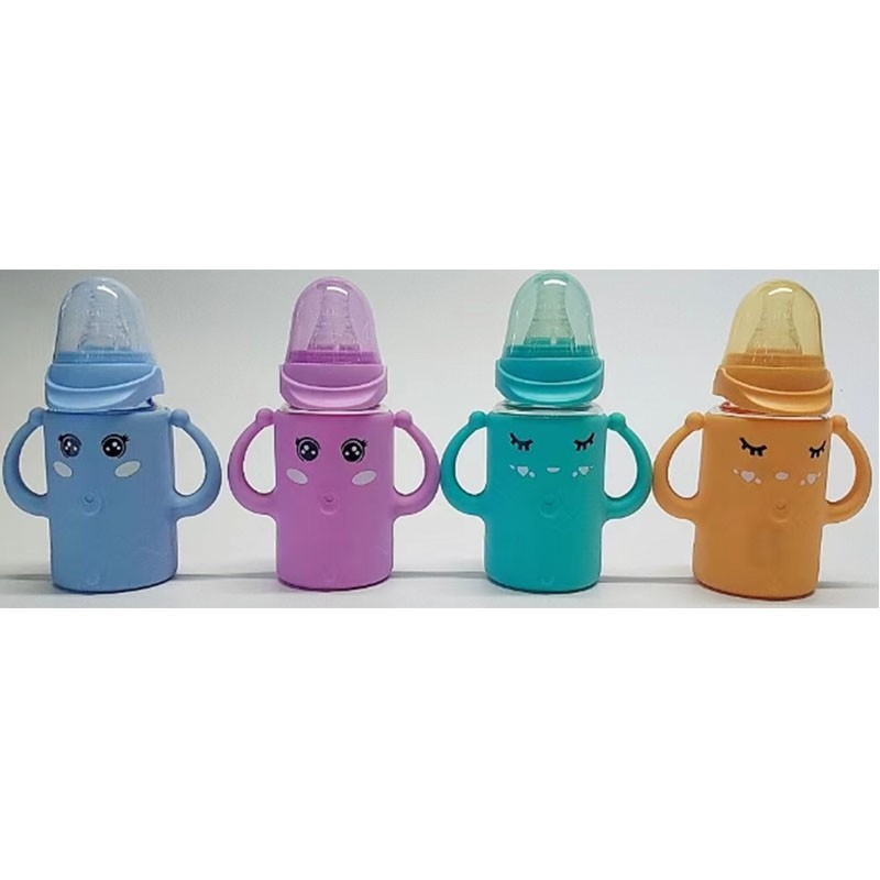 240 ml straight neck glass bottle