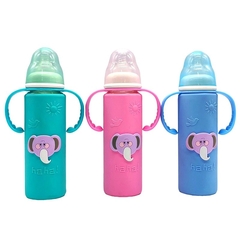 240 ml straight neck glass bottle