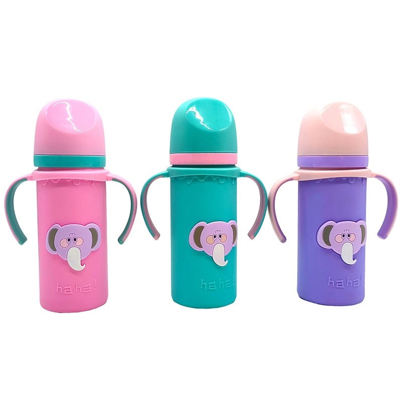 240ml straight wide-mouth glass bottle