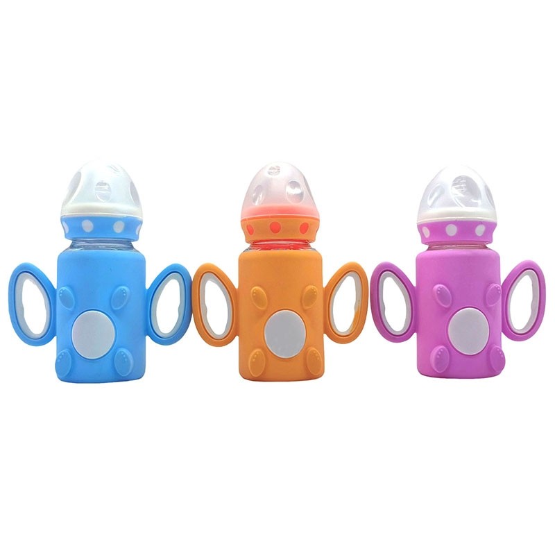 120ml straight labeled glass bottle