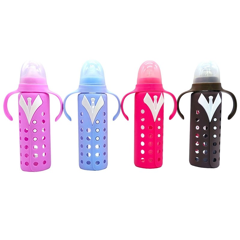 240 ml straight neck glass bottle