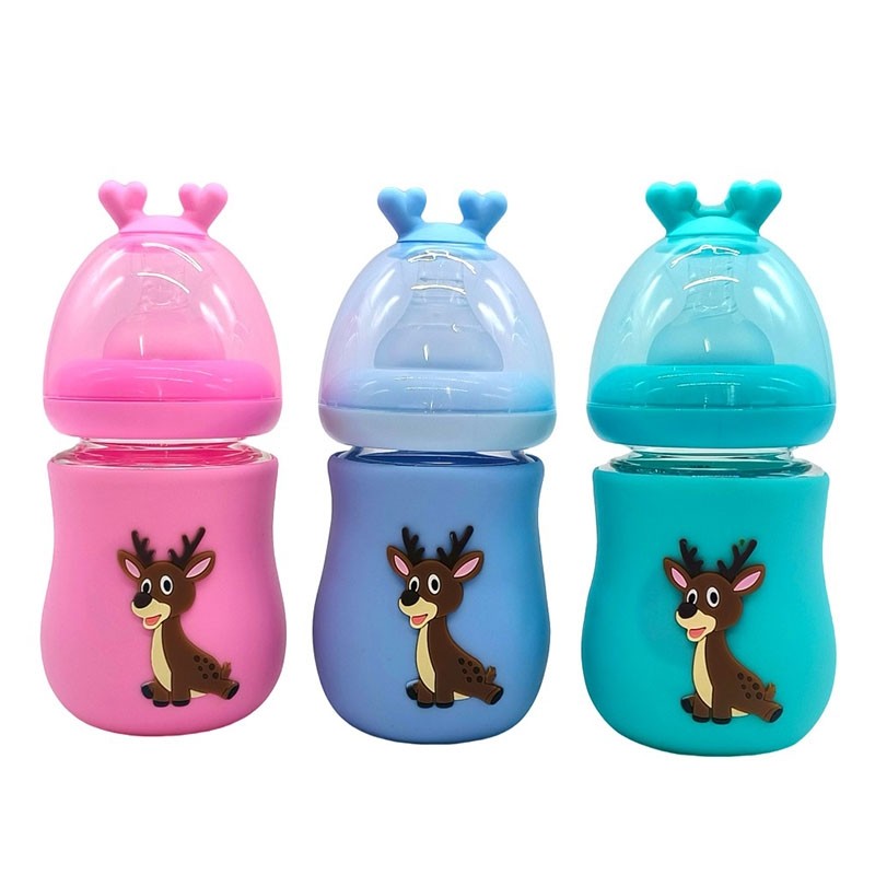 160ml wide mouth glass bottle