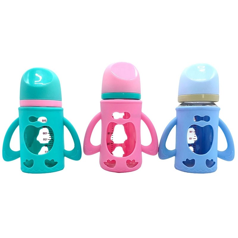 120毫升直身宽口玻璃奶瓶