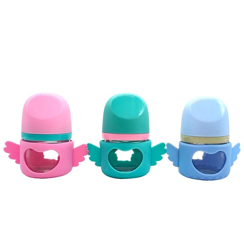 80ml straight wide mouth glass bottle