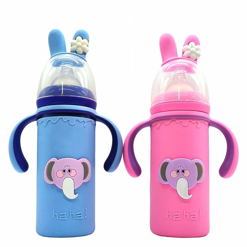 240ml wide-mouth glass bottle