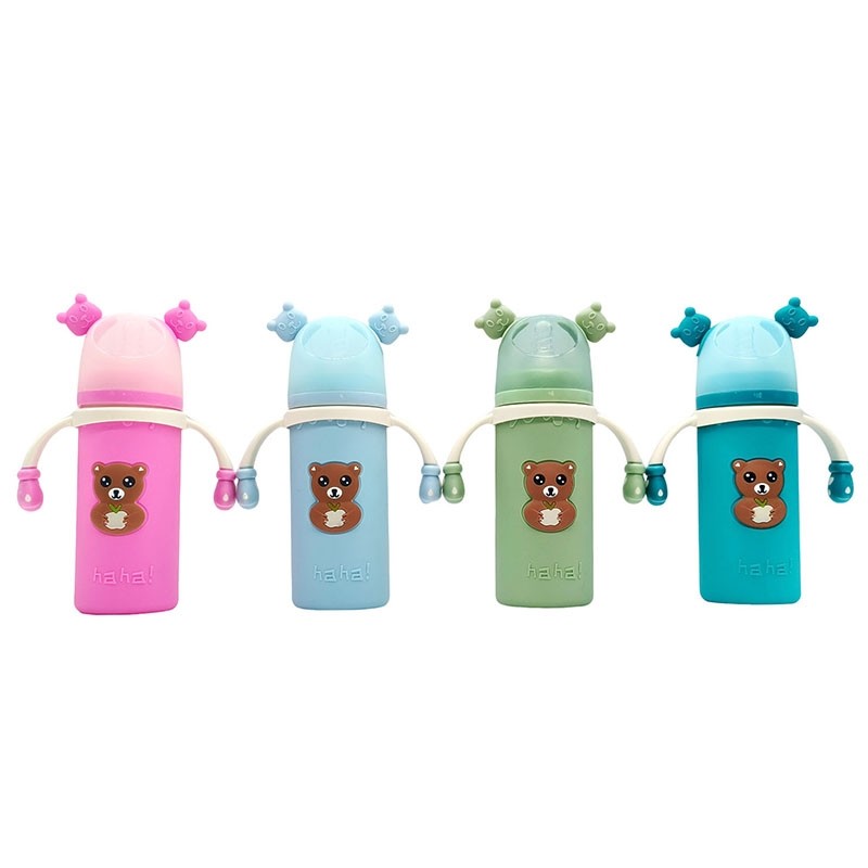 240ml wide-mouth glass bottle